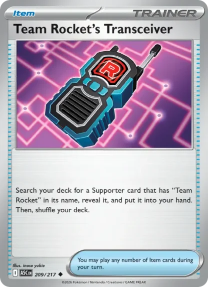 Team Rocket's Transceiver · Ascended Heroes 209