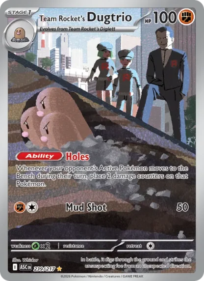 Team Rocket's Dugtrio · Ascended Heroes 239