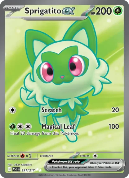 Sprigatito ex · Ascended Heroes 251