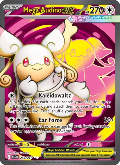 Mega Audino ex · Ascended Heroes 253
