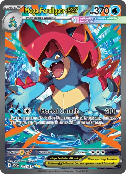 Mega Feraligatr ex · Ascended Heroes 274