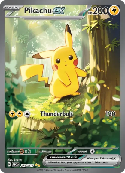 Pikachu ex · Ascended Heroes 276