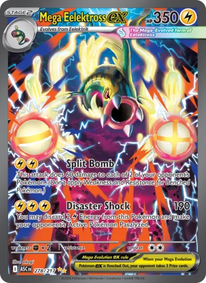 Mega Eelektross ex · Ascended Heroes 278