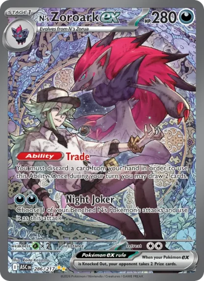 N's Zoroark ex · Ascended Heroes 286
