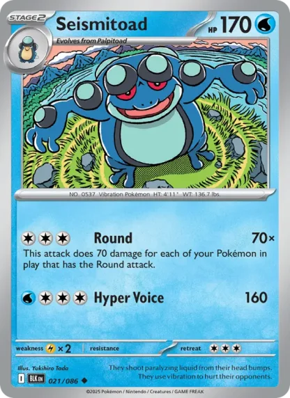 Seismitoad · Black Bolt 021
