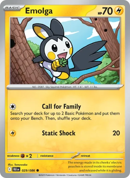 Emolga · Black Bolt 029