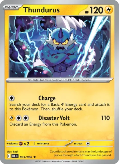 Thundurus · Black Bolt 033