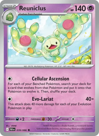 Reuniclus · Black Bolt 039