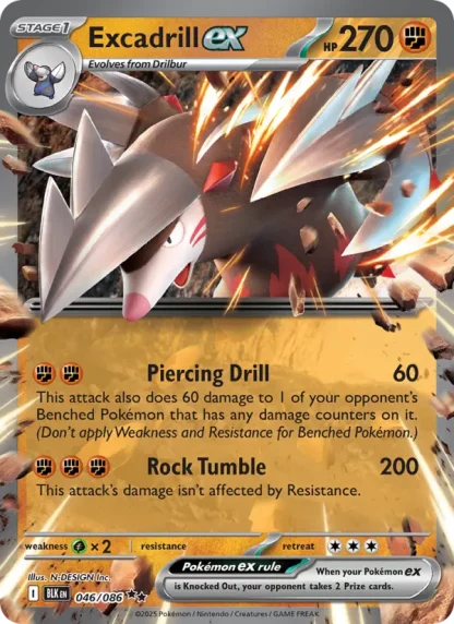 Excadrill ex · Black Bolt 046