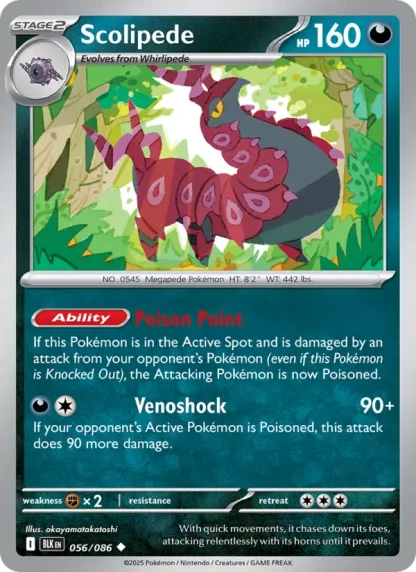 Scolipede · Black Bolt 056