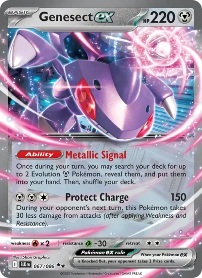 Genesect ex · Black Bolt 067