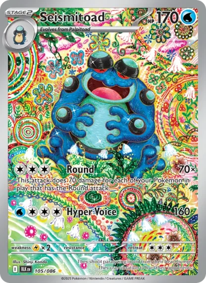 Seismitoad · Black Bolt 105