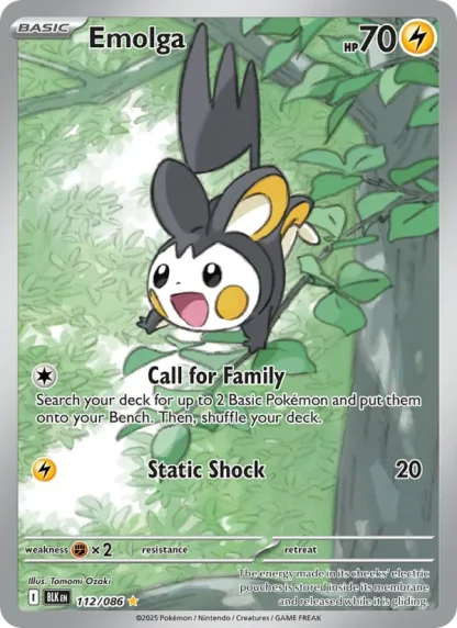 Emolga · Black Bolt 112