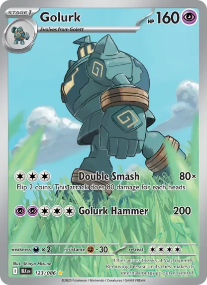 Golurk · Black Bolt 123