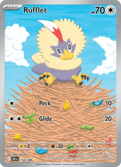Rufflet · Black Bolt 154