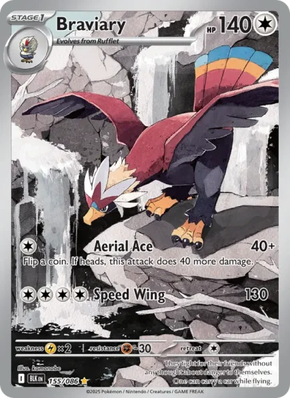 Braviary · Black Bolt 155