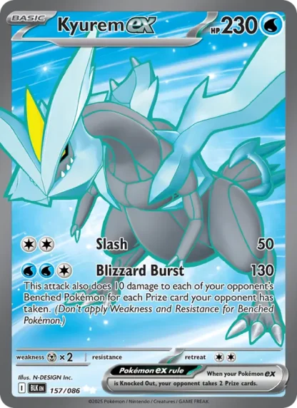 Kyurem ex · Black Bolt 157