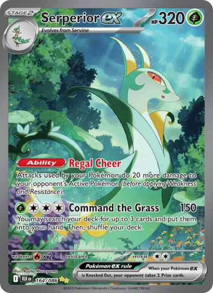 Serperior ex · Black Bolt 164
