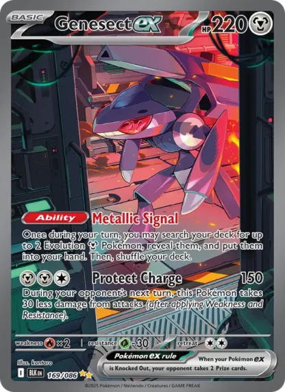 Genesect ex · Black Bolt 169