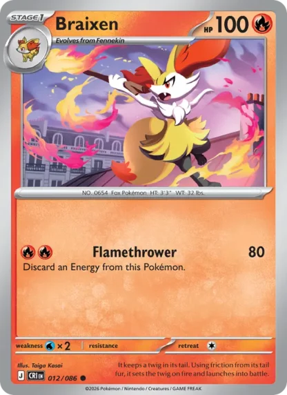 Braixen · Chaos Rising 012