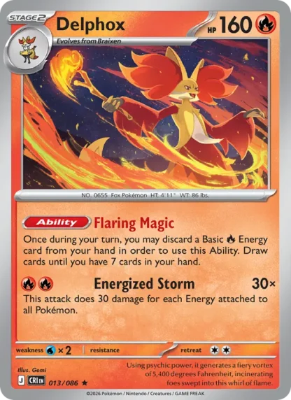 Delphox · Chaos Rising 013
