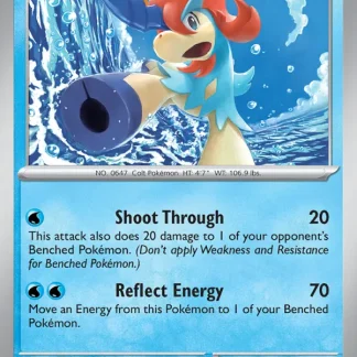 Keldeo  ·  Chaos Rising 019