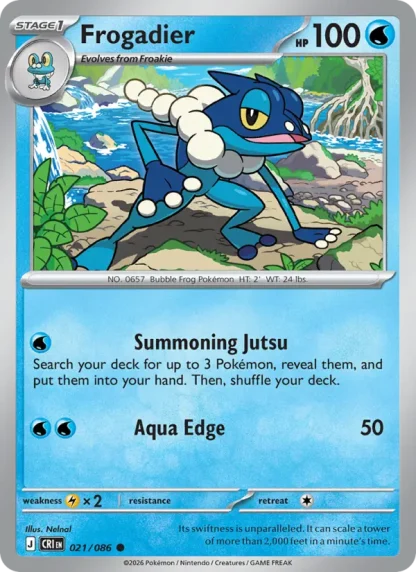 Frogadier · Chaos Rising 021