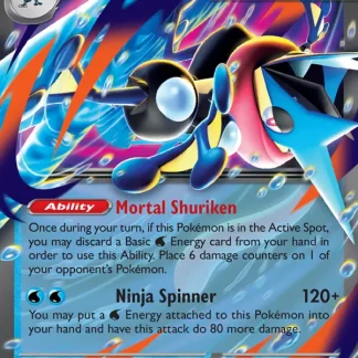 Mega Greninja ex  ·  Chaos Rising 022