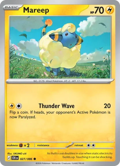 Mareep · Chaos Rising 027