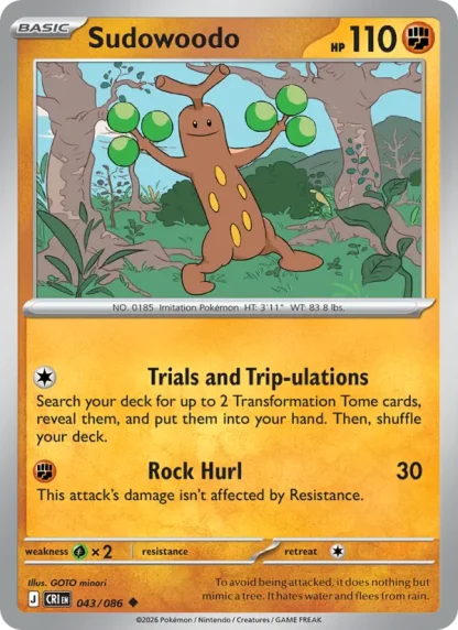 Sudowoodo · Chaos Rising 043