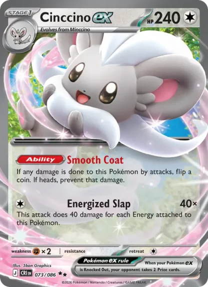 Cinccino ex · Chaos Rising 073