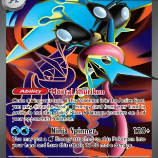 Mega Greninja ex  ·  Chaos Rising 100