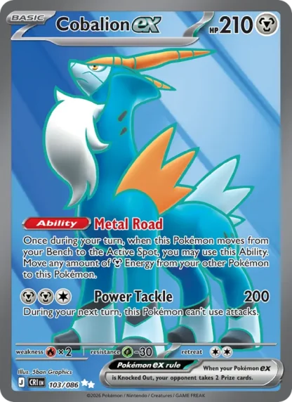 Cobalion ex · Chaos Rising 103