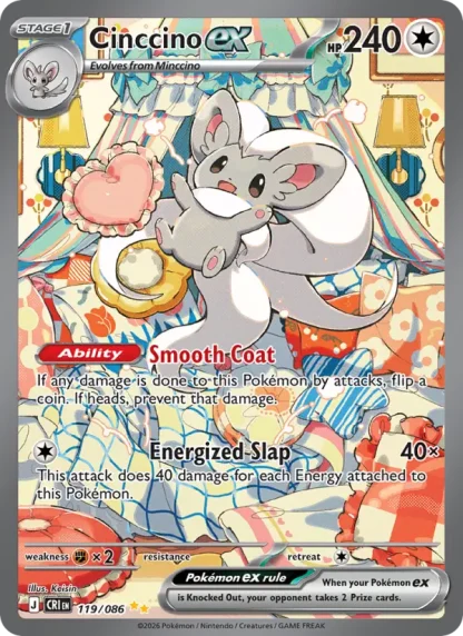 Cinccino ex · Chaos Rising 119