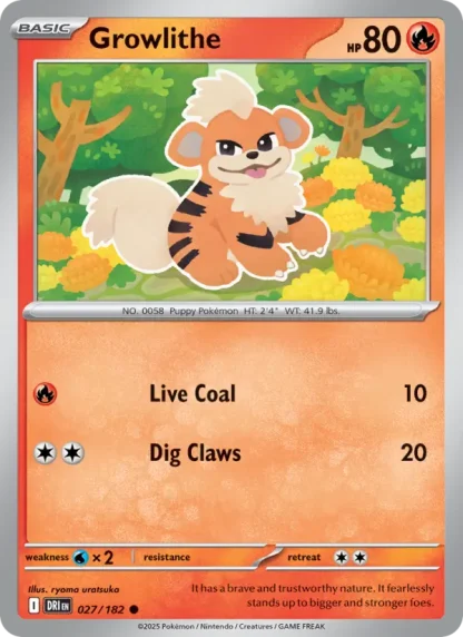 Growlithe · Destined Rivals 027