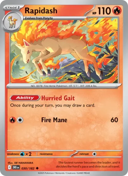 Rapidash · Destined Rivals 030