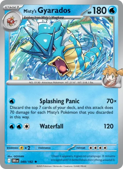 Misty's Gyarados · Destined Rivals 049