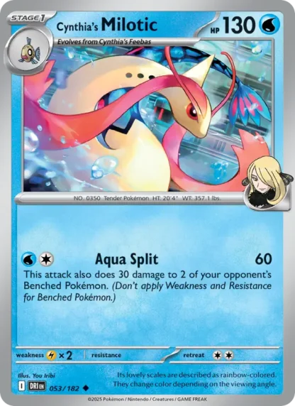 Cynthia's Milotic · Destined Rivals 053