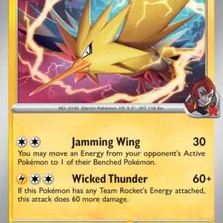 Team Rocket's Zapdos  ·  Destined Rivals 070