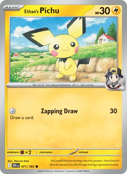 Ethan's Pichu · Destined Rivals 071