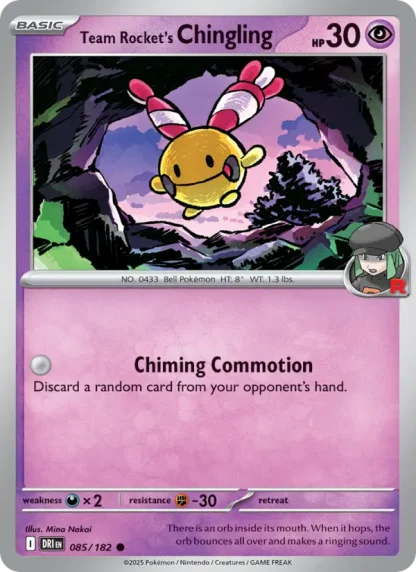 Team Rocket's Chingling · Destined Rivals 085
