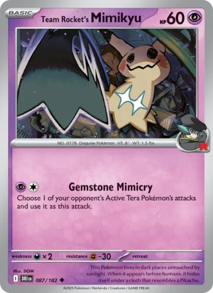 Team Rocket's Mimikyu · Destined Rivals 087