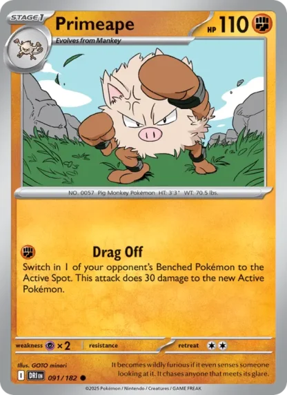 Primeape · Destined Rivals 091