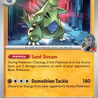 Team Rocket's Tyranitar  ·  Destined Rivals 096