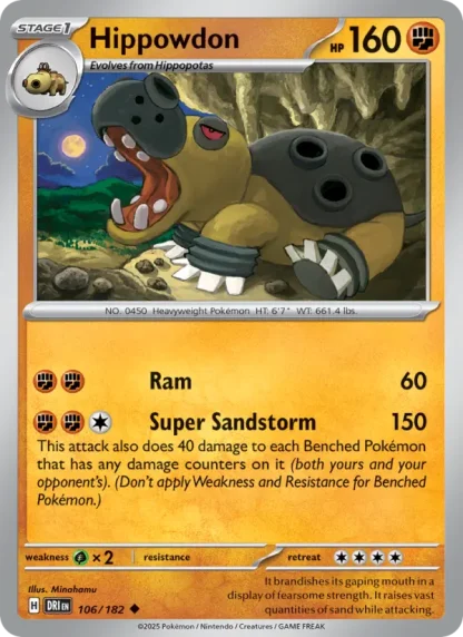 Hippowdon · Destined Rivals 106