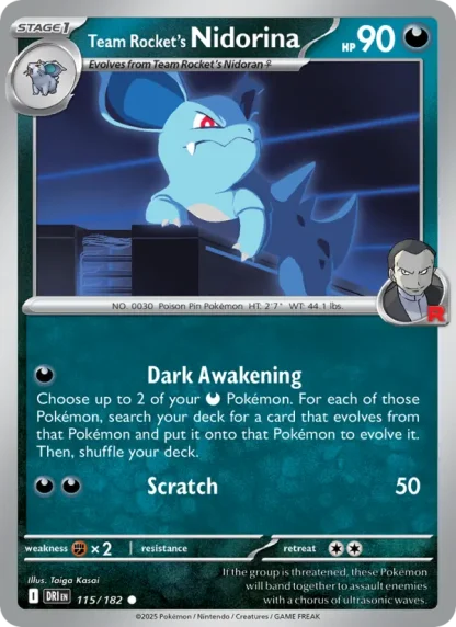 Team Rocket's Nidorina · Destined Rivals 115