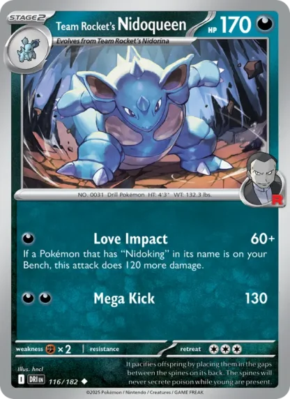 Team Rocket's Nidoqueen · Destined Rivals 116
