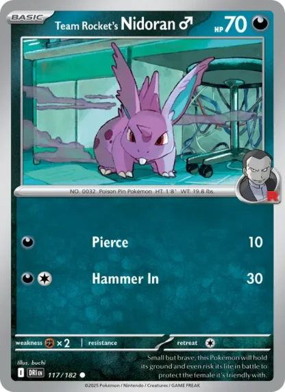 Team Rocket's Nidoran♂ · Destined Rivals 117