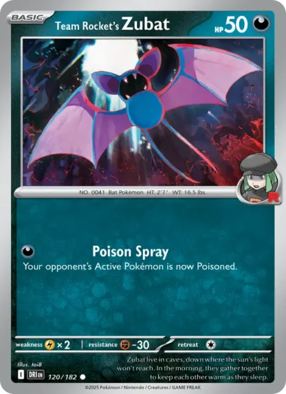 Team Rocket's Zubat · Destined Rivals 120