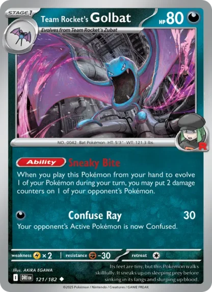 Team Rocket's Golbat · Destined Rivals 121